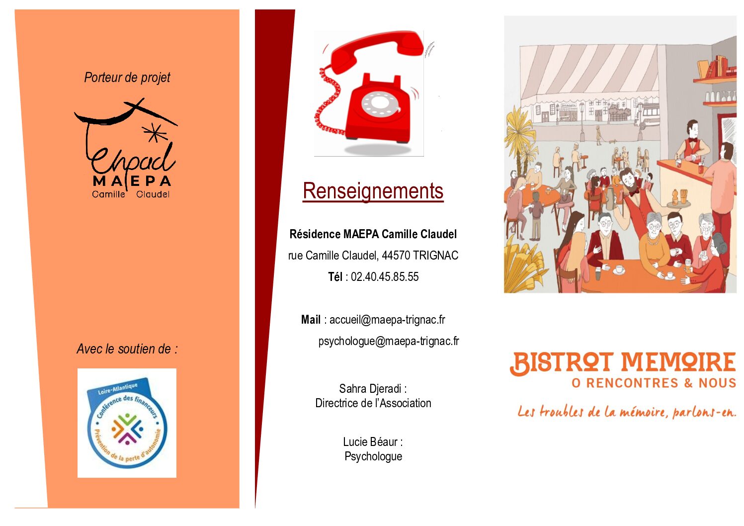 Flyer Bistrot mémoire - Prog août - décembre 2026